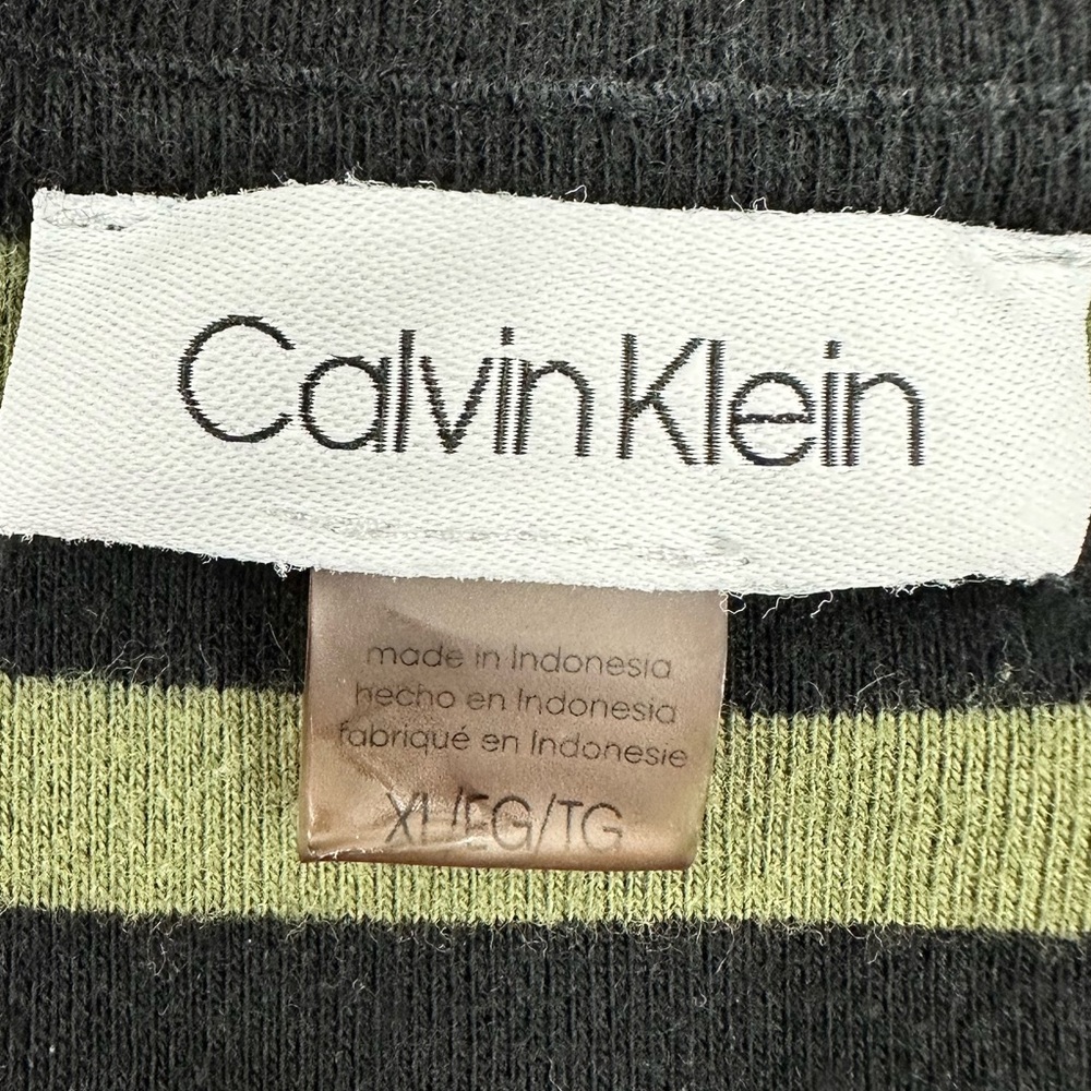 Calvin Klein X-LARGE Striped Short Sleeve Shift Dress - Picture 3 of 10